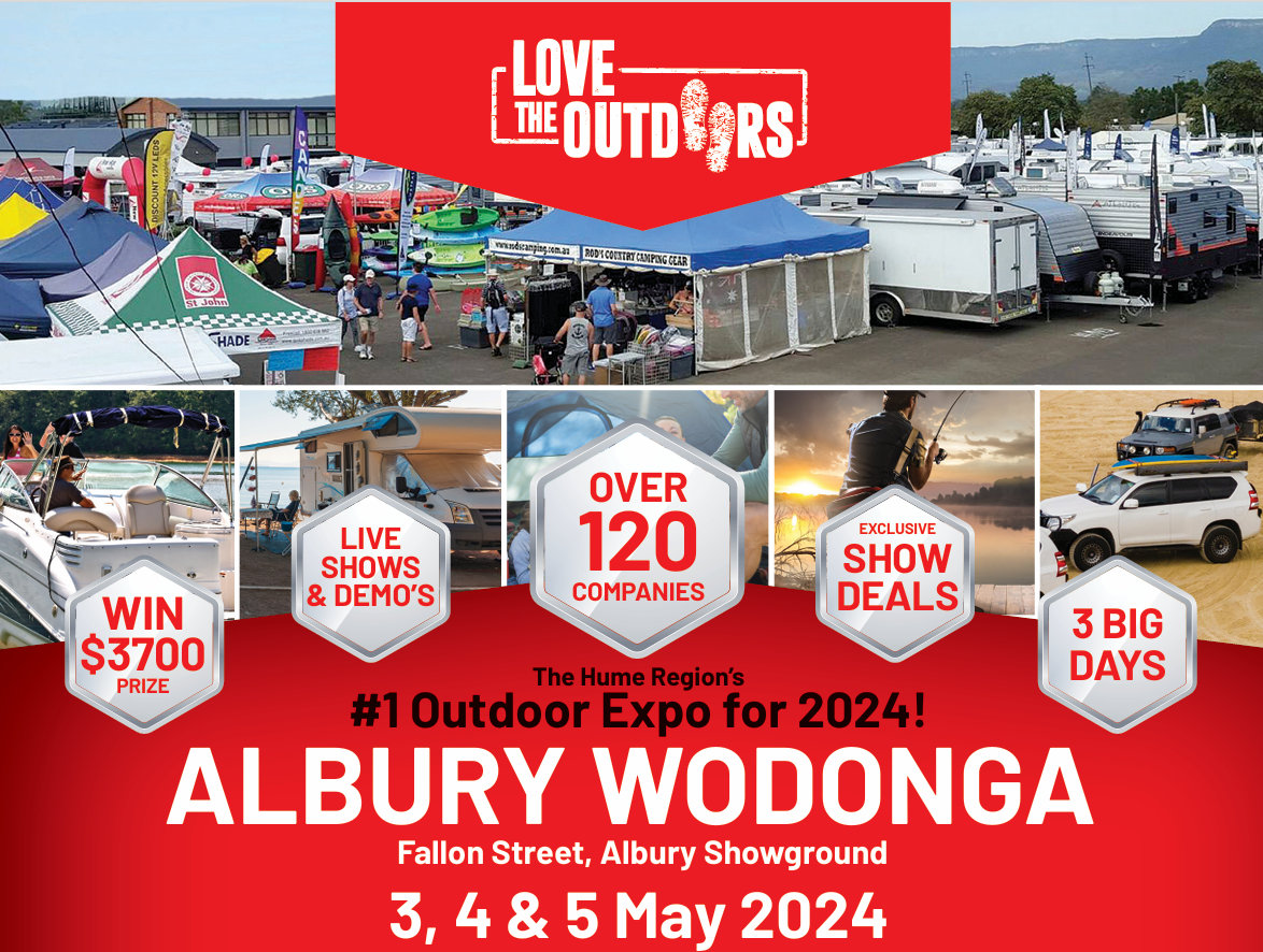 COME AND SEE CAMPAQ AT THE ALBURY-WODONGA CARAVAN & CAMPING SHOW
